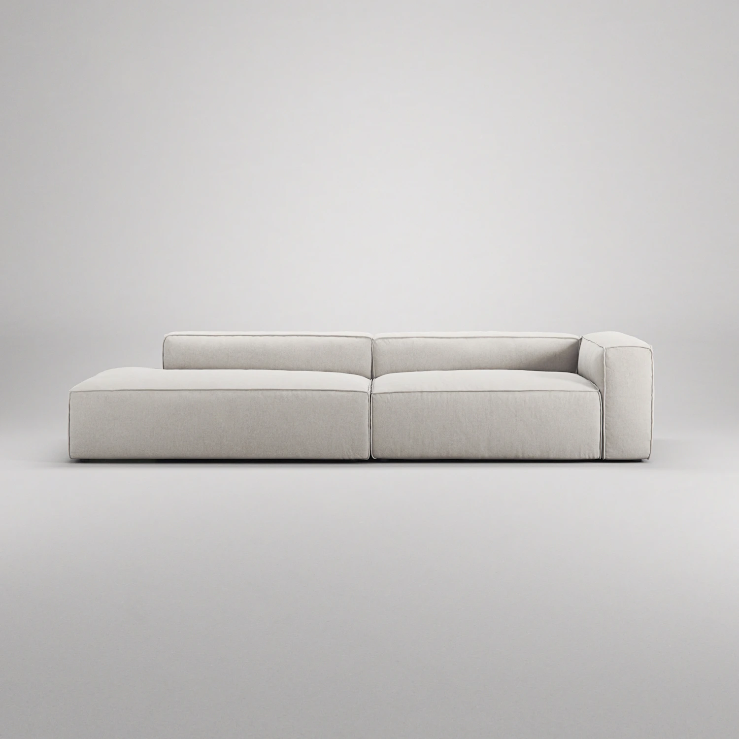 Decotique Grand 3-sitssoffa Öppet Avslut Vänster, moon white från Decotique, bild 5