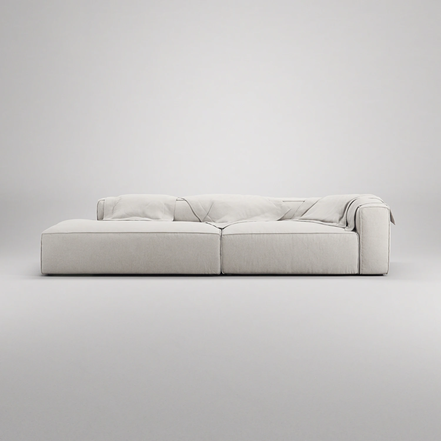 Decotique Grand 3-sitssoffa Öppet Avslut Vänster, moon white från Decotique, bild 4