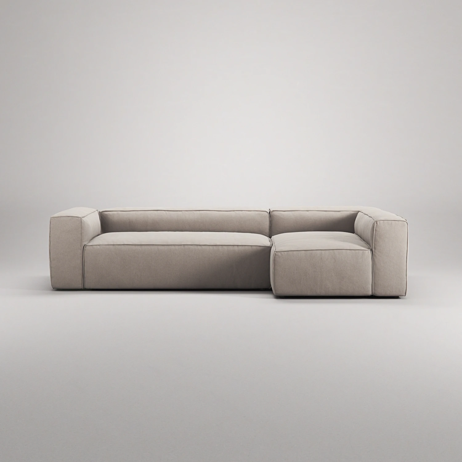 Decotique Grand 4-sitssoffa Divan Höger, sandshell beige från Decotique, bild 3
