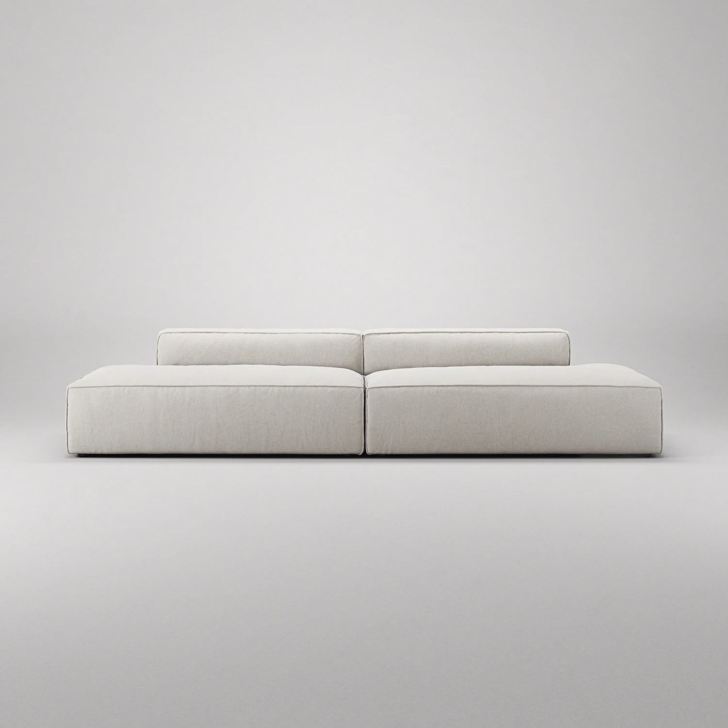 Decotique Grand 4-sitssoffa Öppna Avslut Minetyg, moon white från Decotique, bild 5