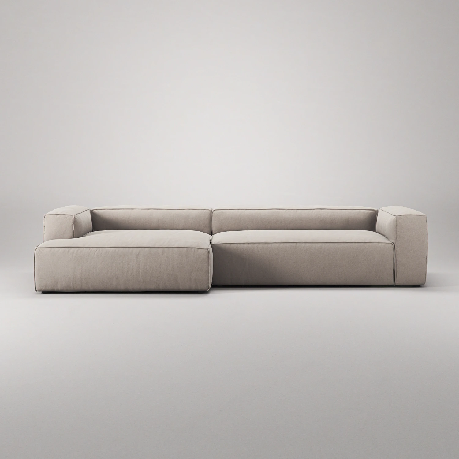 Decotique Grand 4-sitssoffa Schäslong Vänster, sandshell beige från Decotique, bild 5