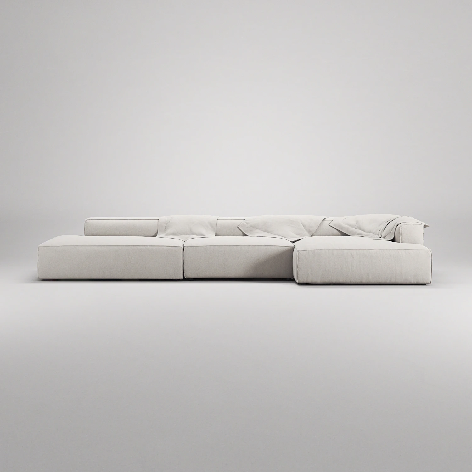 Decotique Grand 5-sitssoffa Öppet Avslut Vänster, moon white från Decotique, bild 4