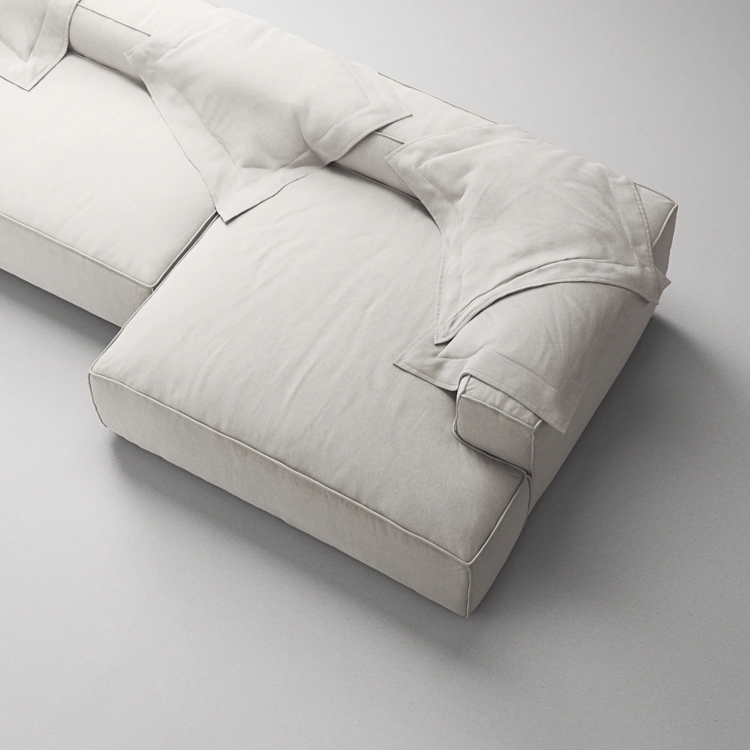 Decotique Grand 5-sitssoffa Öppet Avslut Vänster, moon white från Decotique, bild 6