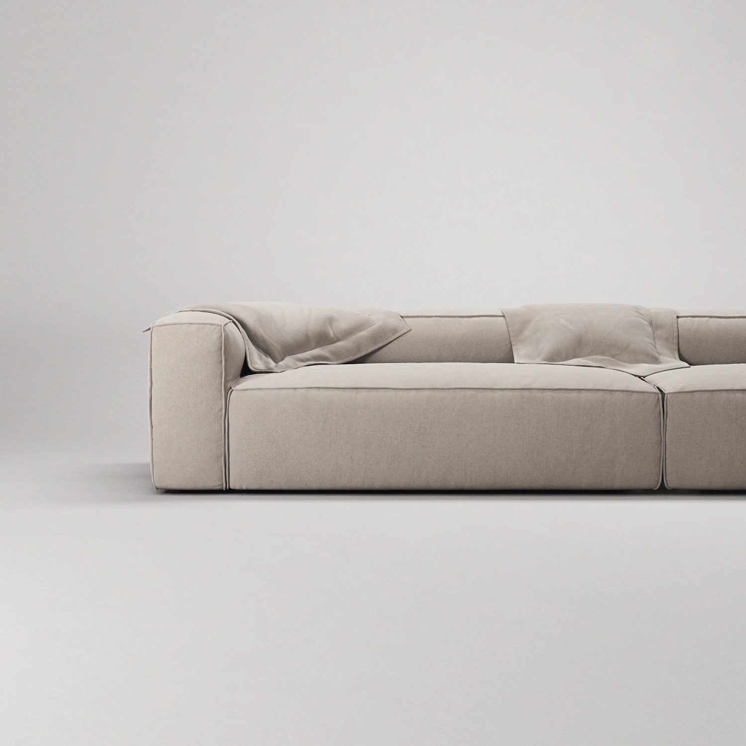 Decotique Grand 6-sitssoffa, sandshell beige från Decotique, bild 6