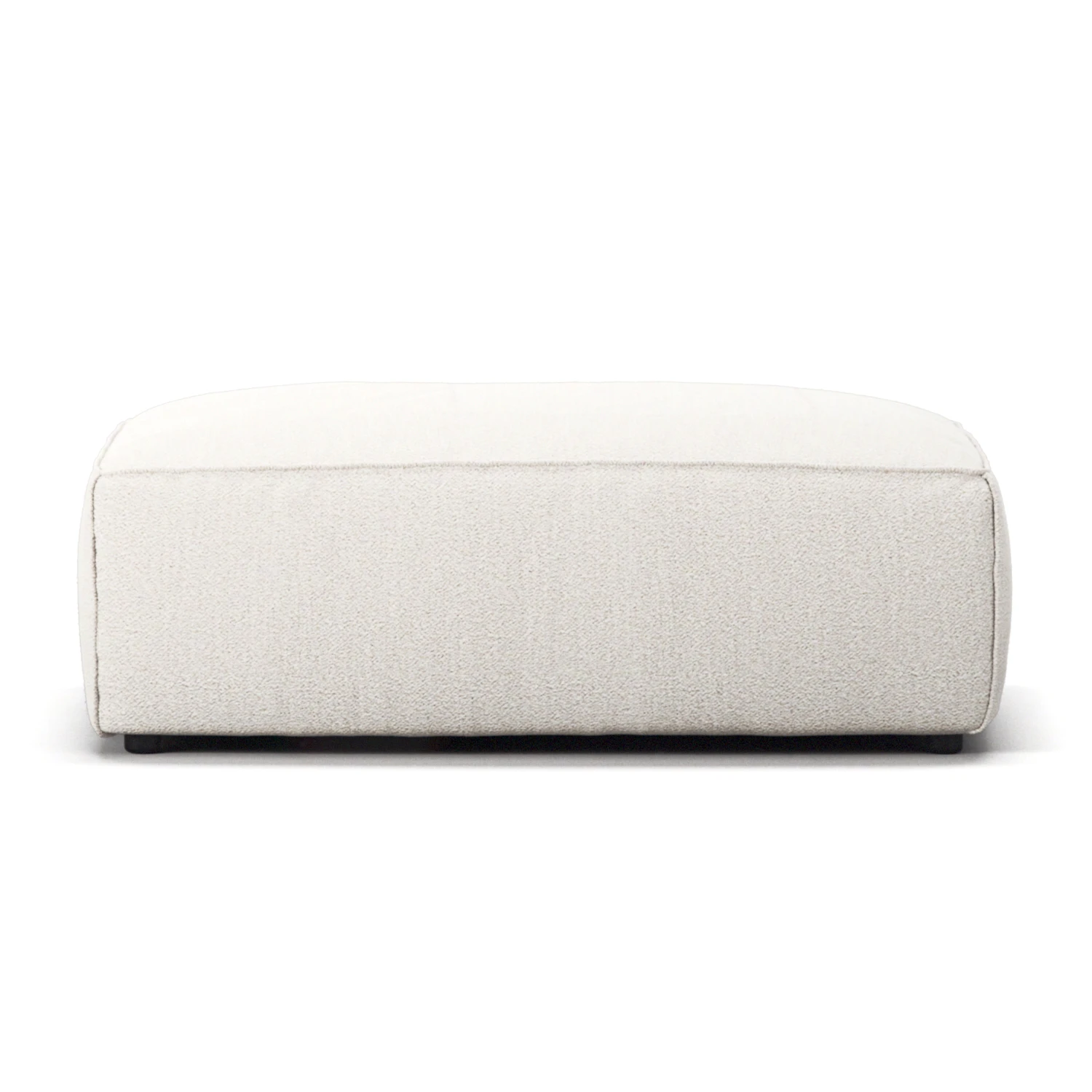 decotique grand fotpall tyg - fotpallar bouclé steam white