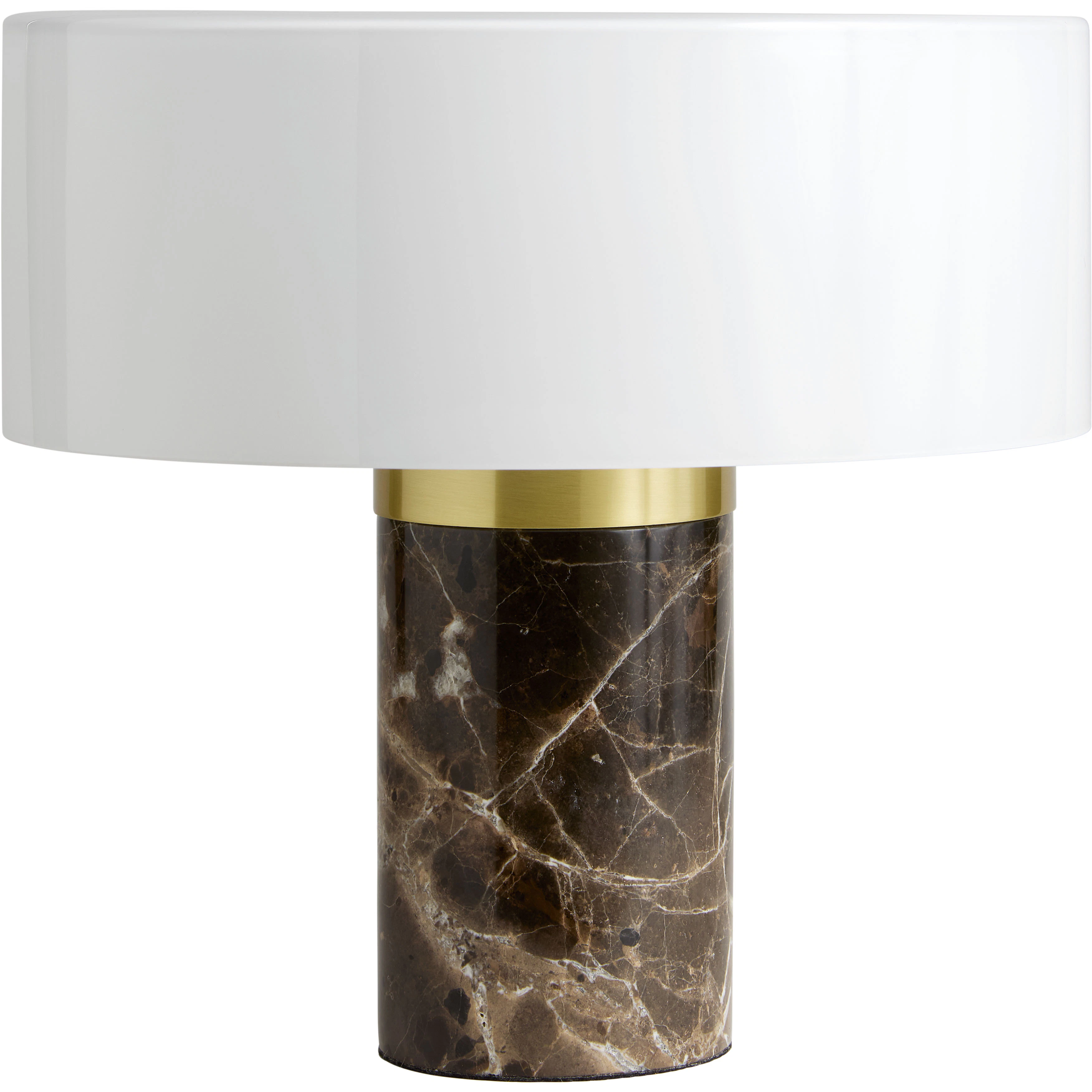 Decotique Halo Bordslampa Marmor - Bordslampor Glas Brun