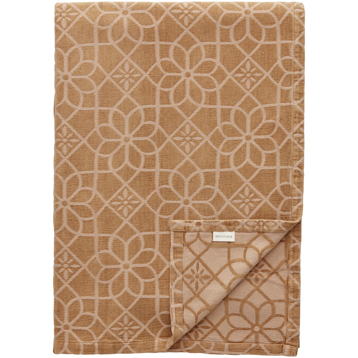 Decotique Juliette Överkast 260x260 Cm - Överkast Chenille Guld
