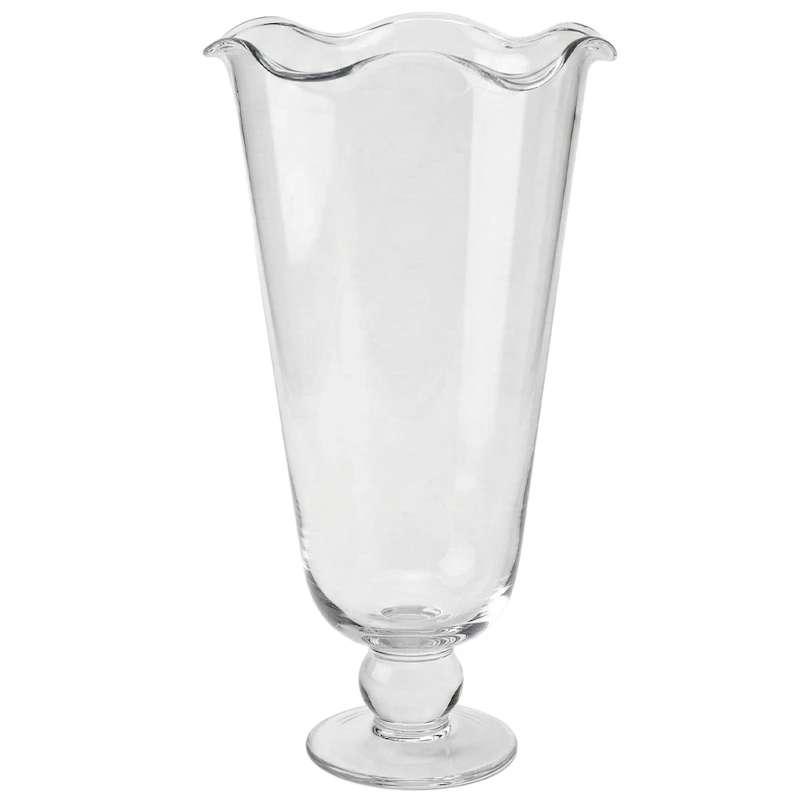 Karla Vas Vågig Klar, 34 cm