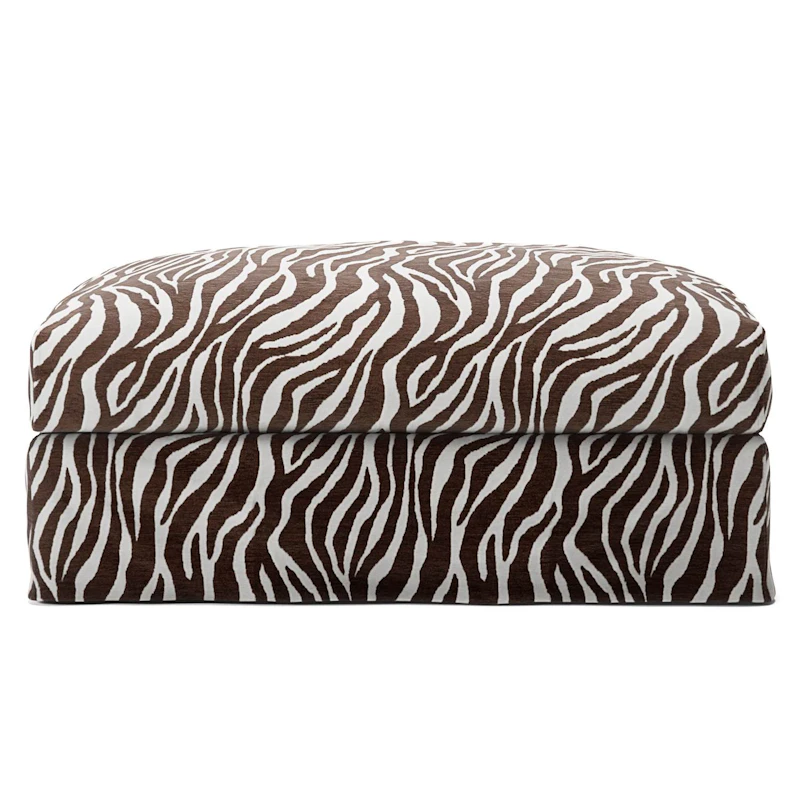 Klädsel Till Le Grand Air Fotpall Chenille, Zebra