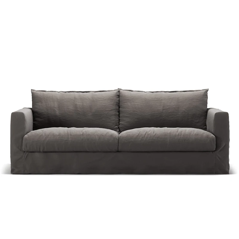 Klädsel Till Le Grand Air Nou 3-sitssoffa Linne, Smokey Granite