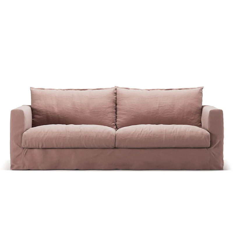 Klädsel Till Le Grand Air Nou 3-sitssoffa Linne, Tender Blush