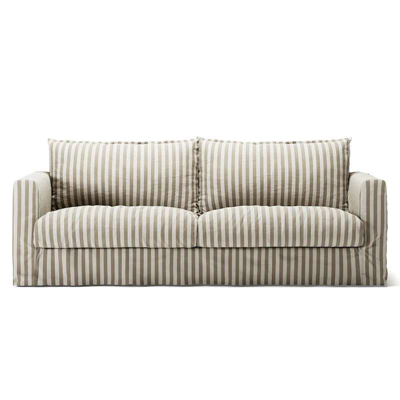 Klädsel Till Le Grand Air Nou 3-sitssoffa Linne, Gentle Ribbon