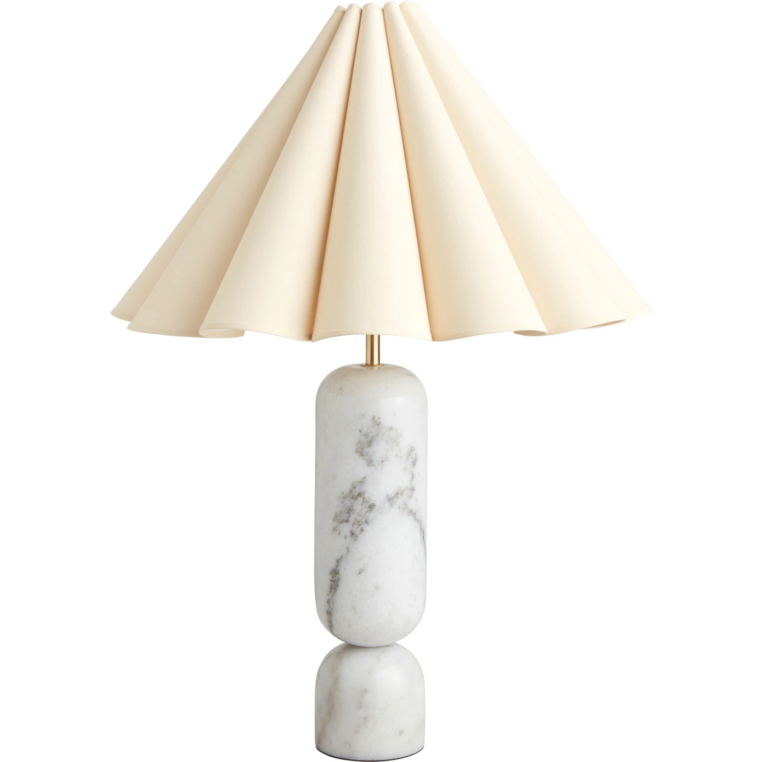 Decotique Lauren Bordslampa 77 Cm / Natur - Bordslampor Marmor Vit