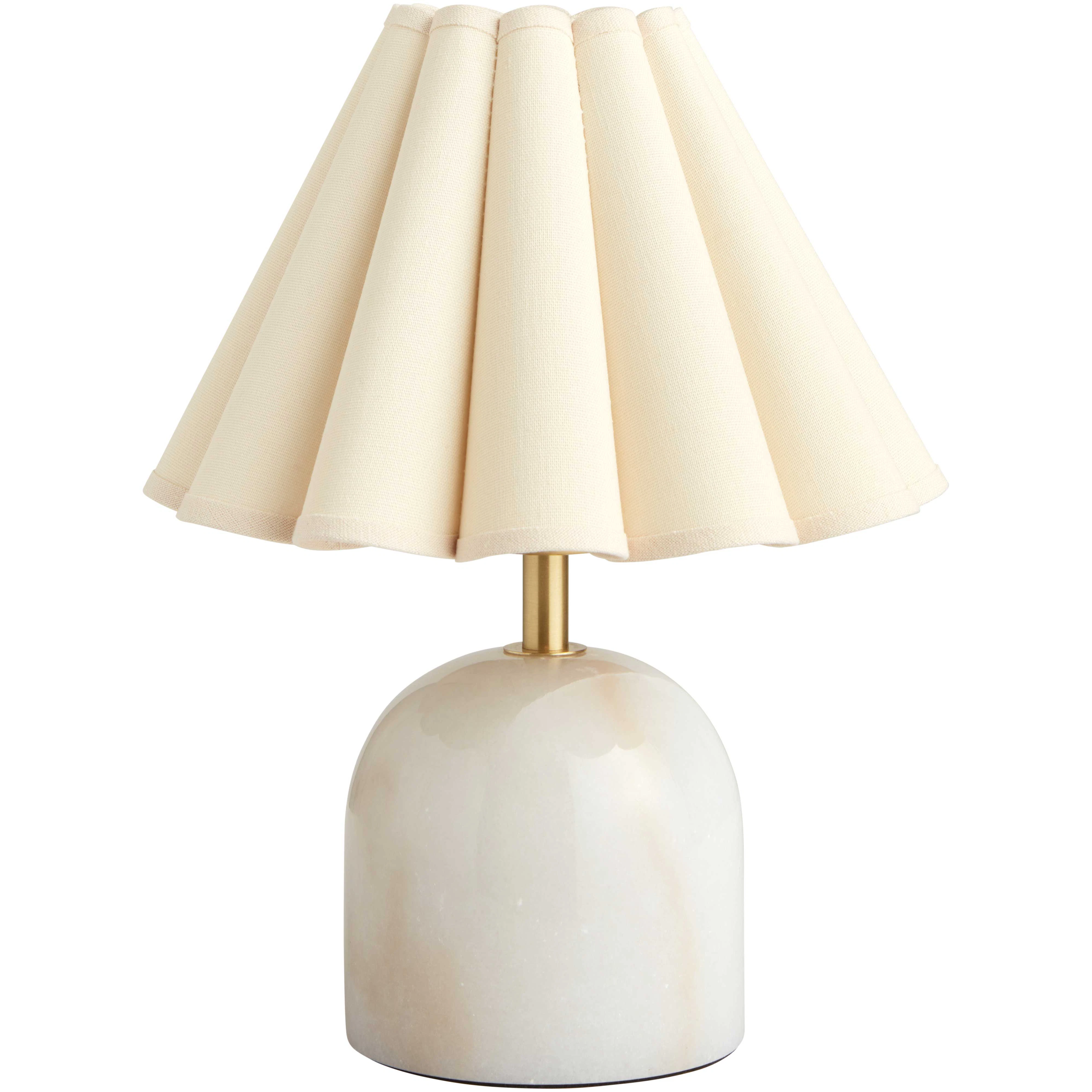 Decotique Lauren Petite Bordslampa - Bordslampor Marmor Vit