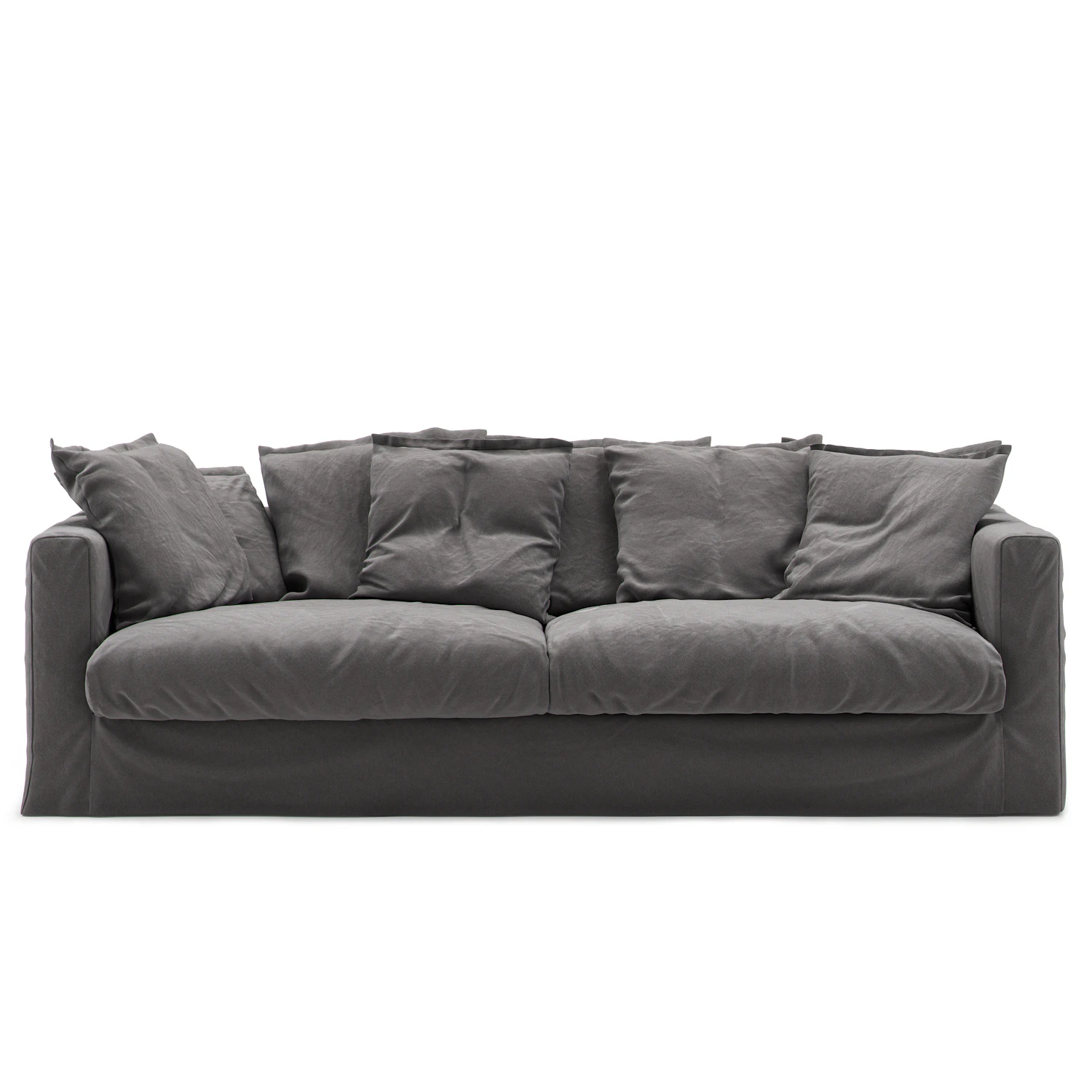 decotique le grand air 3-sitssoffa - 3-sitssoffor bomull limited grey