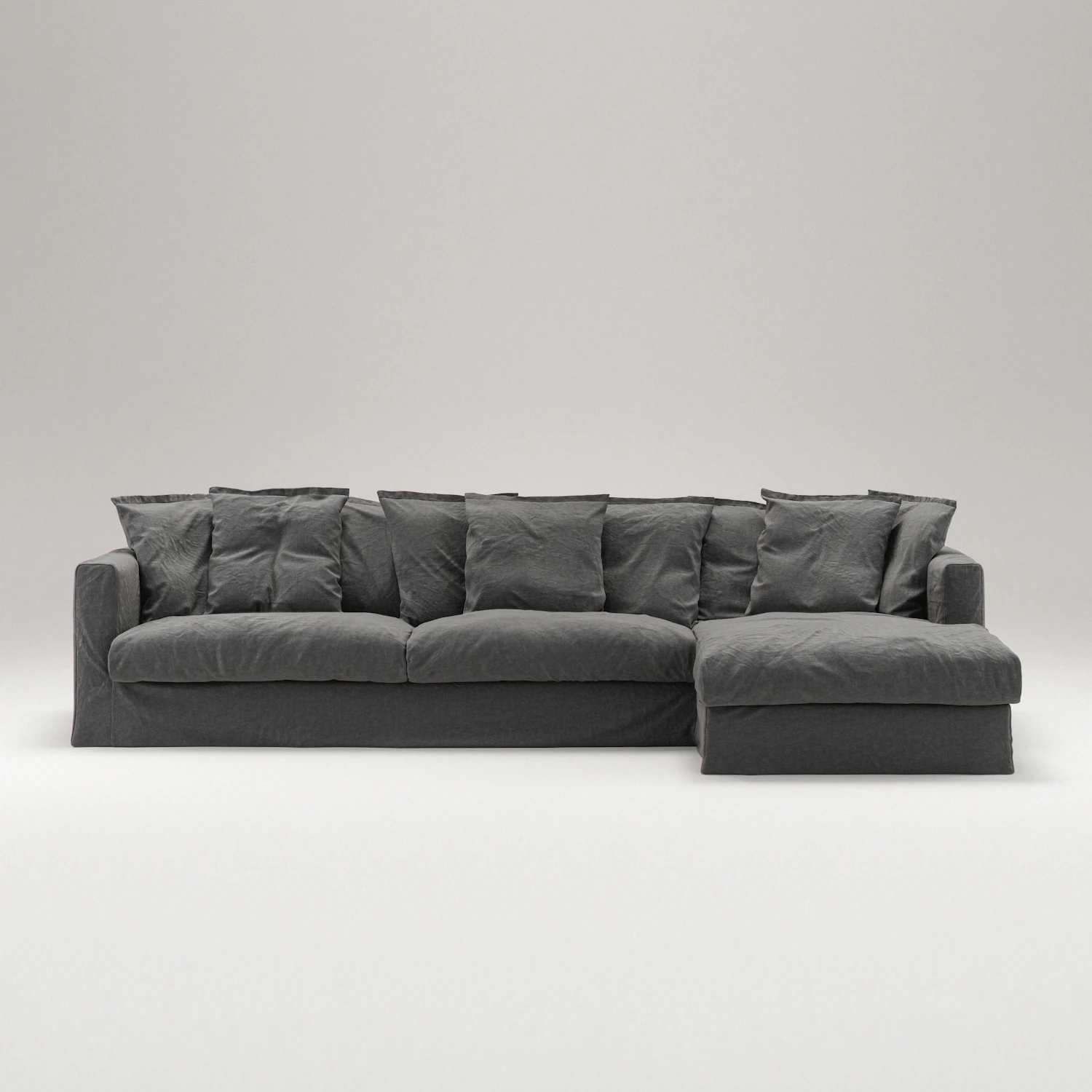 Decotique Le Grand Air 3-sitssoffa Divan Höger, carbon dust från Decotique, bild 3