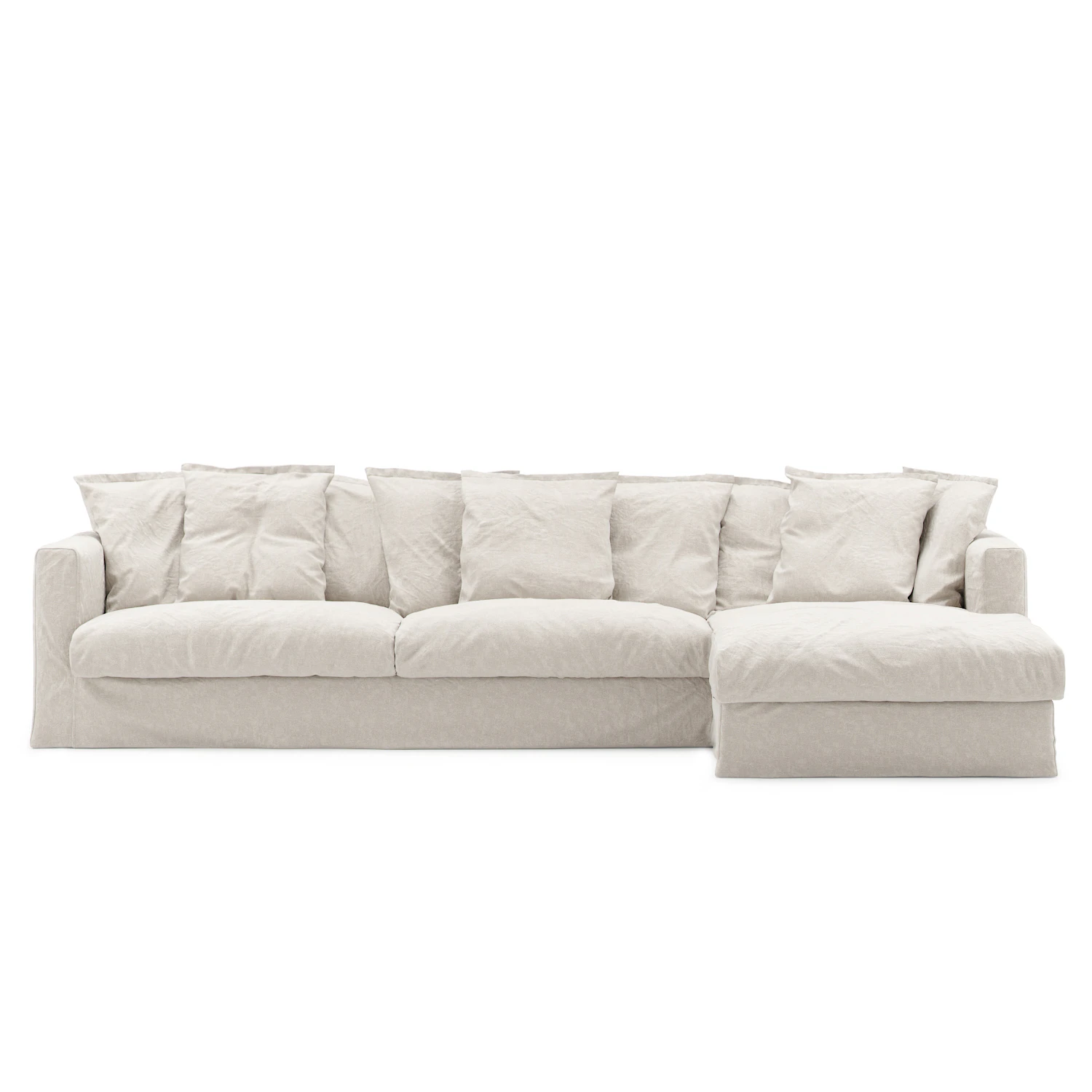 Decotique Le Grand Air 3-sitssoffa Divan H&ouml;ger - H&ouml;rnsoffor & Divansoffor Linne Creamy White
