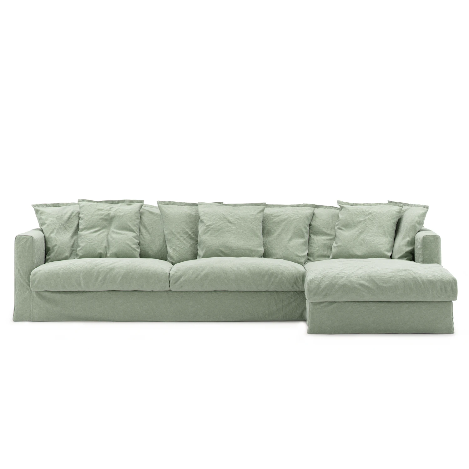 Decotique Le Grand Air 3-sitssoffa Divan H&ouml;ger - H&ouml;rnsoffor & Divansoffor Linne Green Pear