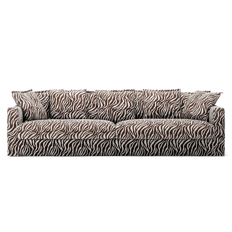 Le Grand Air 4-Sitssoffa Chenille, Zebra