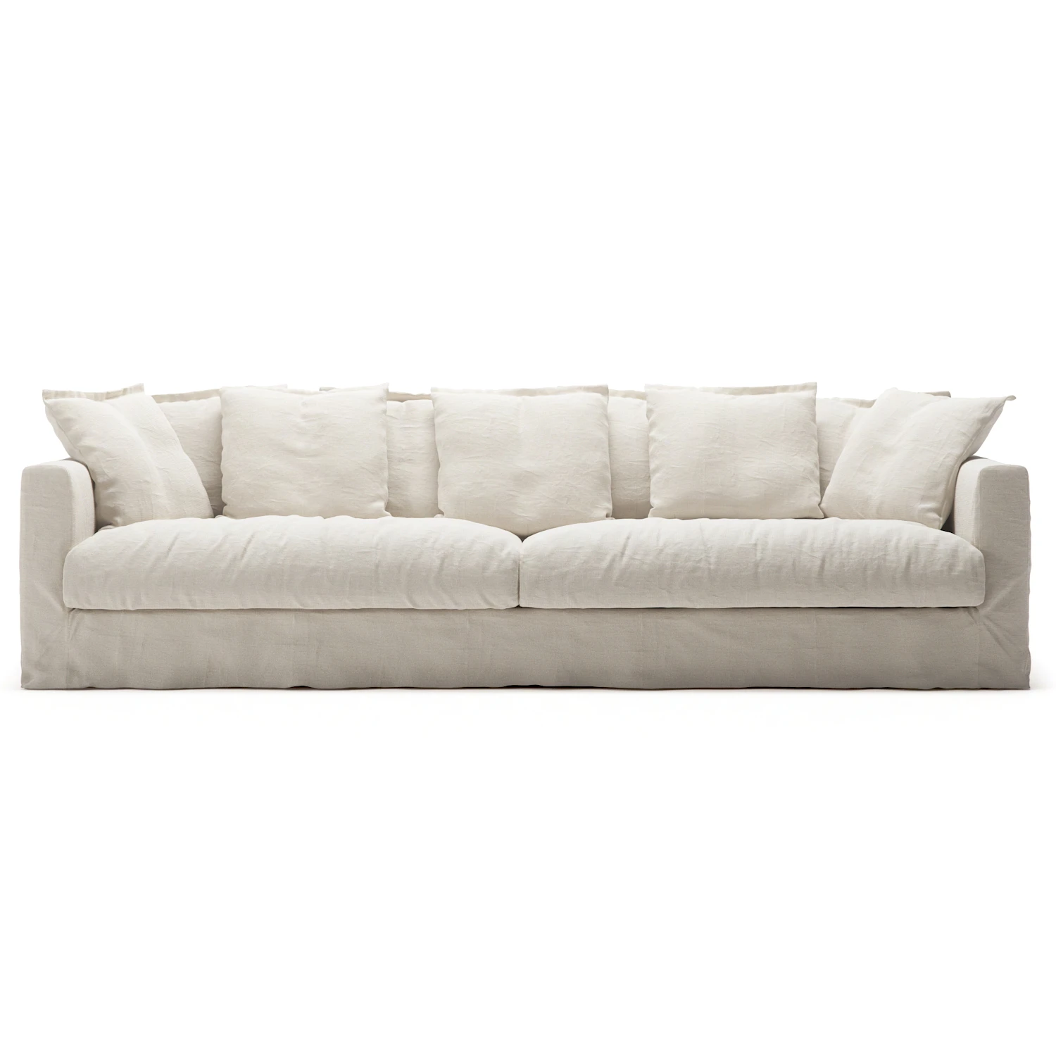 Decotique Le Grand Air 4-sitssoffa - 4-sitssoffor + Linne Creamy White
