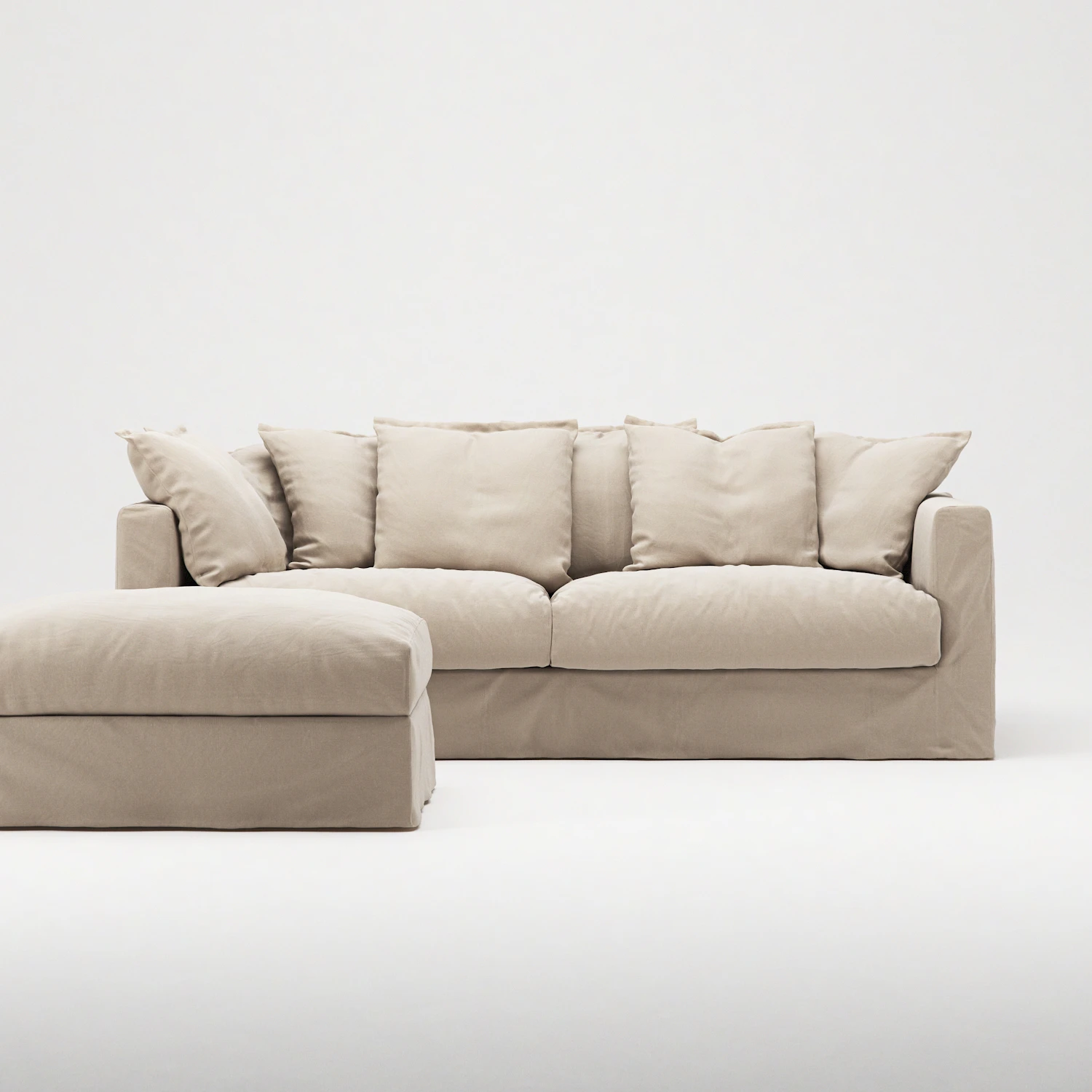 Decotique Le Grand Air Fotpall, beige från Decotique, bild 2