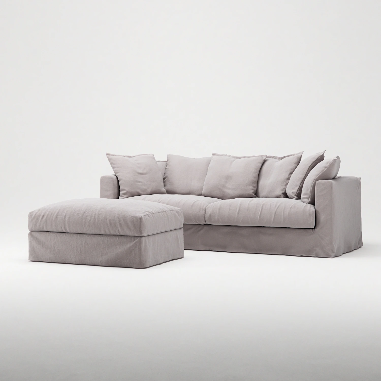 Decotique Le Grand Air Fotpall, misty grey från Decotique, bild 3
