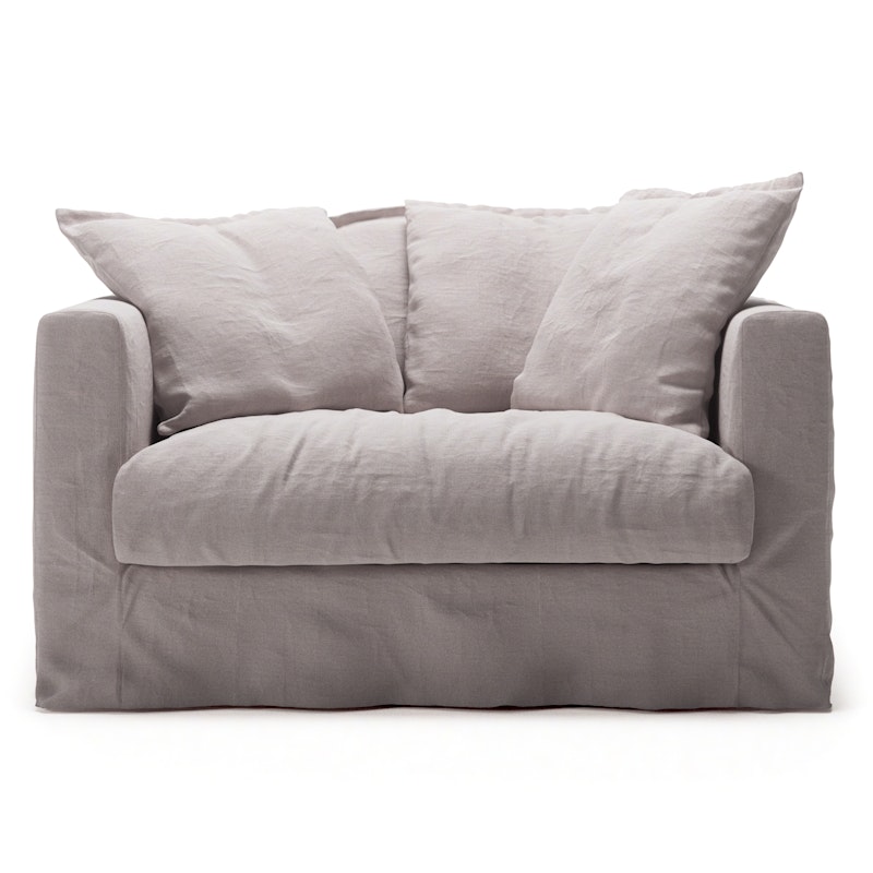 Le Grand Air Love Seat Linne, Misty Grey