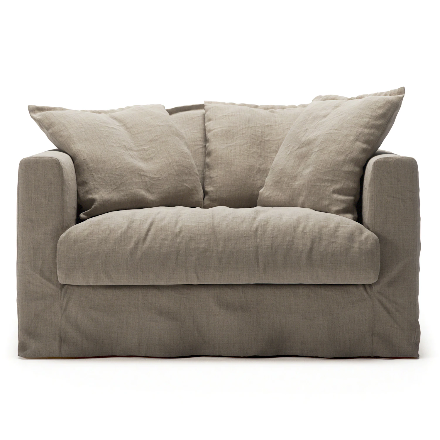 Decotique Le Grand Air Love Seat - Linne Savage Linen