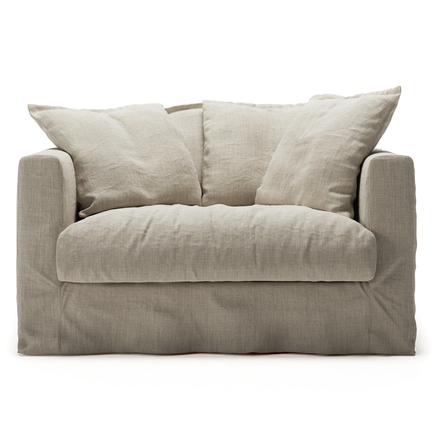 Decotique Le Grand Air Love Seat - Linne Natural Blonde