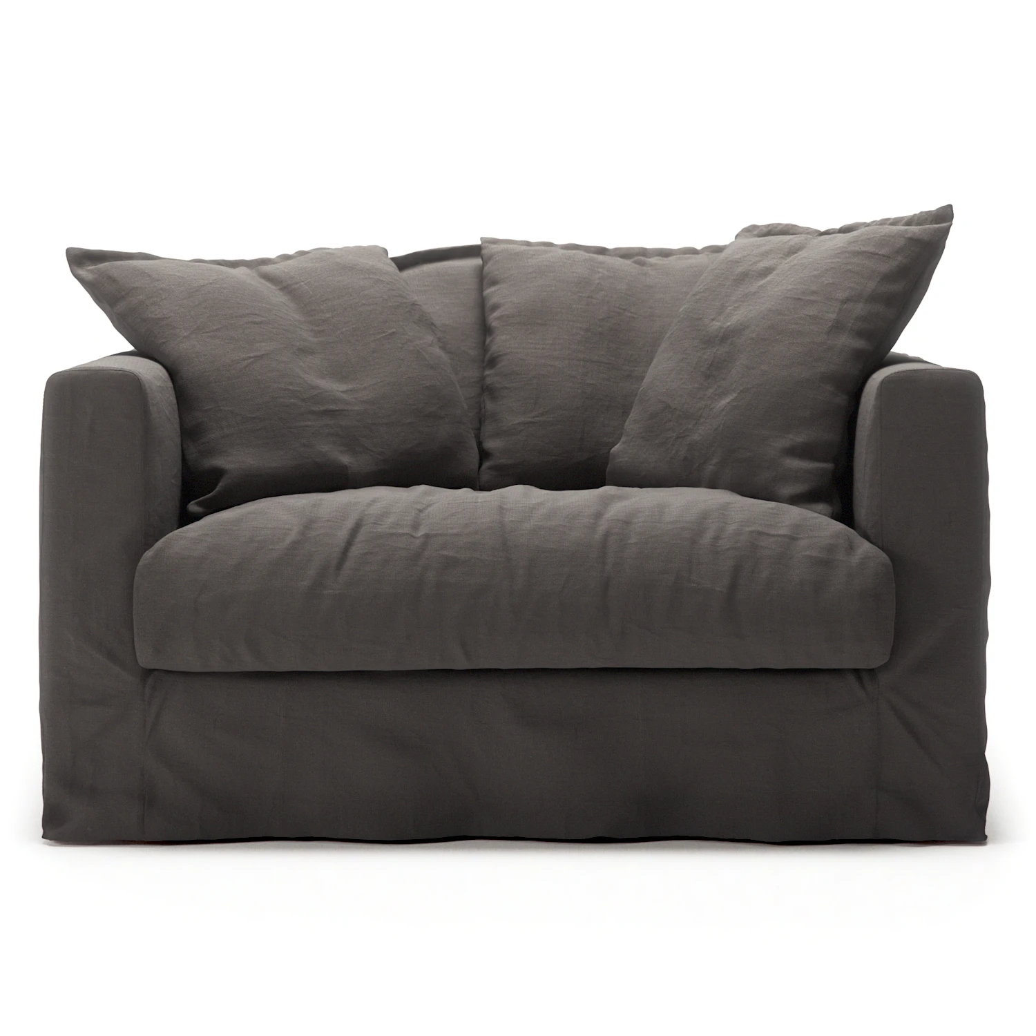 Decotique Le Grand Air Love Seat - F&aring;t&ouml;ljer Linne Smokey Granite