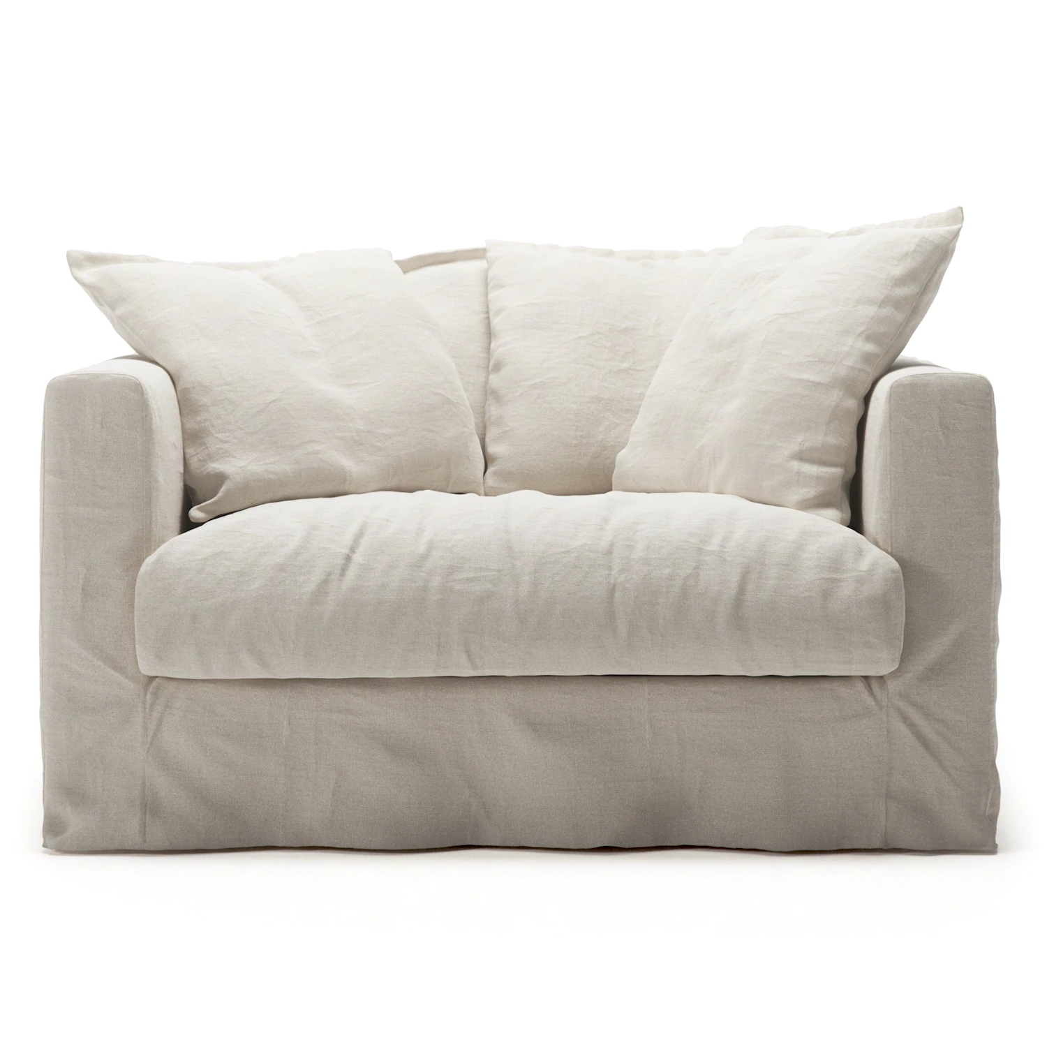 Decotique Le Grand Air Love Seat - F&aring;t&ouml;ljer Linne Creamy White
