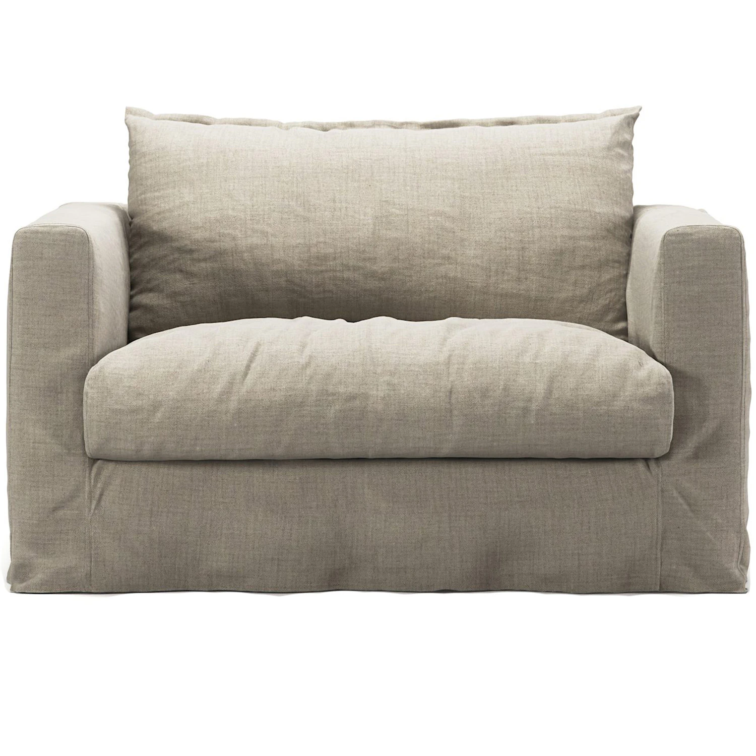 decotique le grand air nou love seat - linne natural blonde
