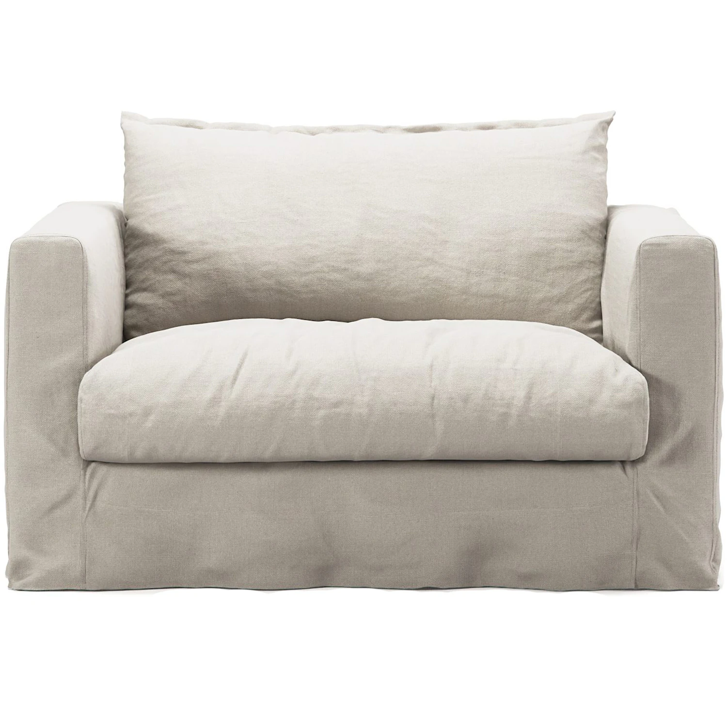 Decotique Le Grand Air Nou Love Seat - F&aring;t&ouml;ljer Linne Creamy White
