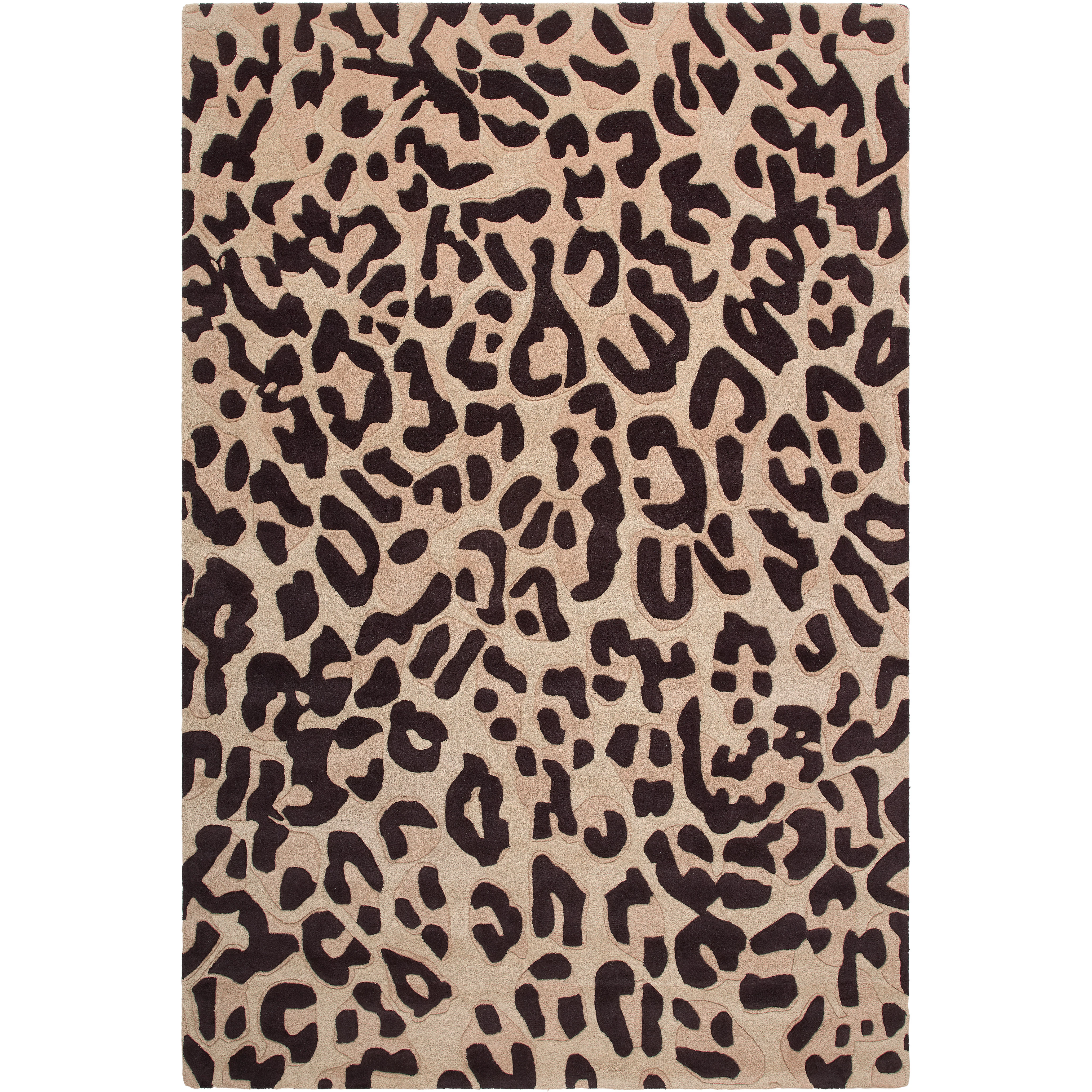 Decotique Leopard matta 300x400 Cm - Mönstrade mattor Ull Brun