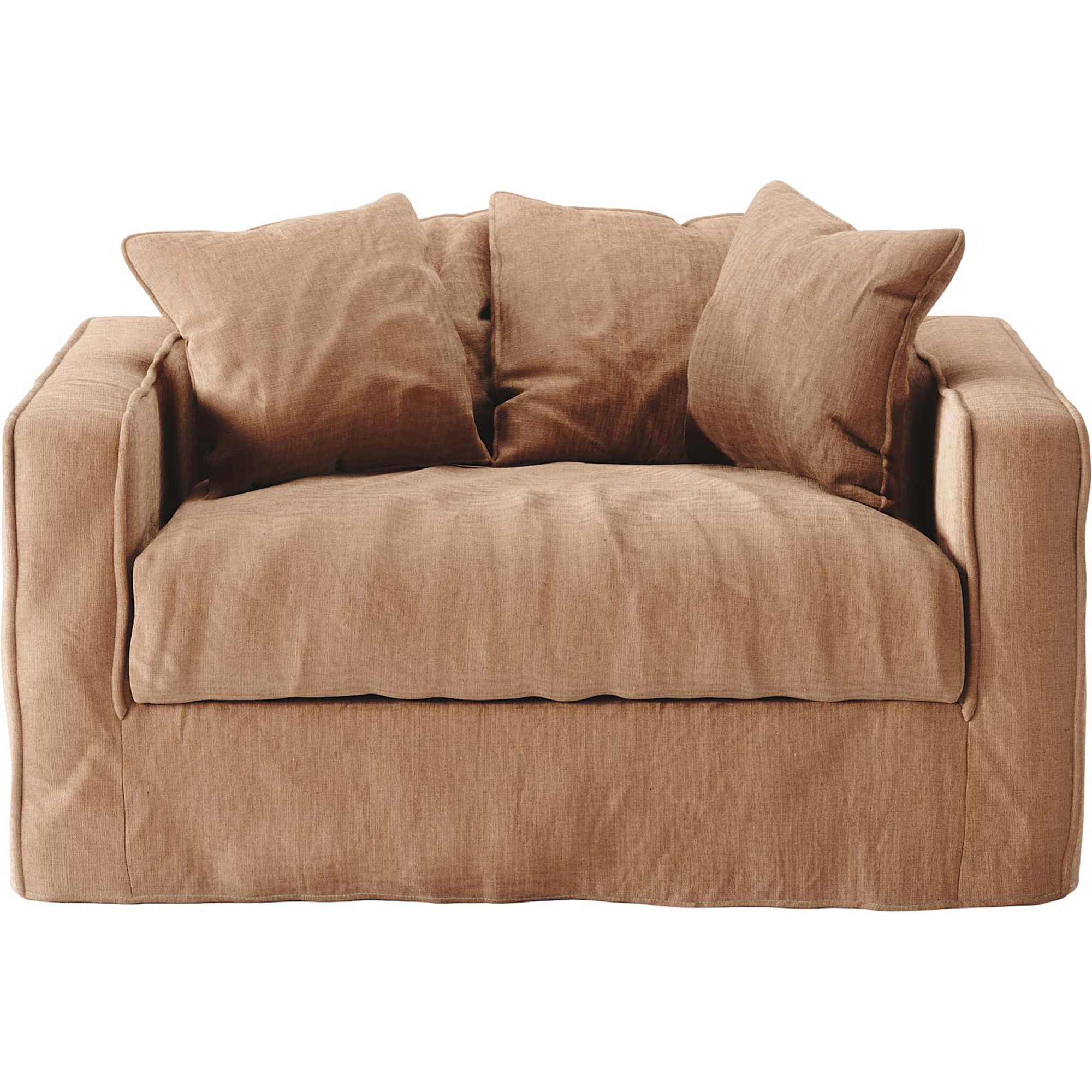 Decotique Loom Love Seat Linne - Tr&auml; Taupe