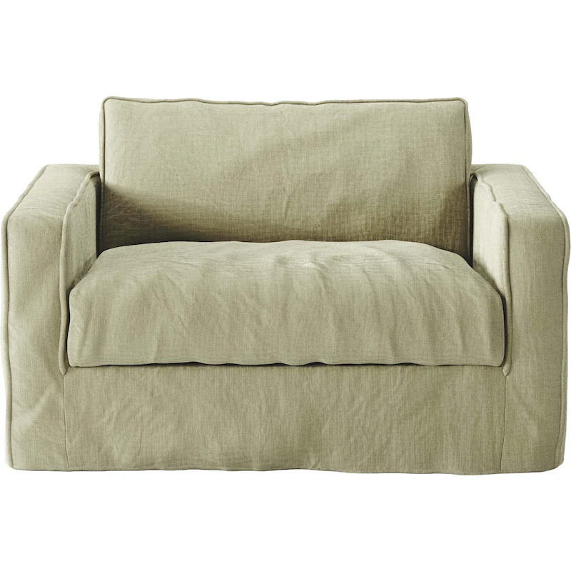 Loom Nest Love Seat Linne, Moss