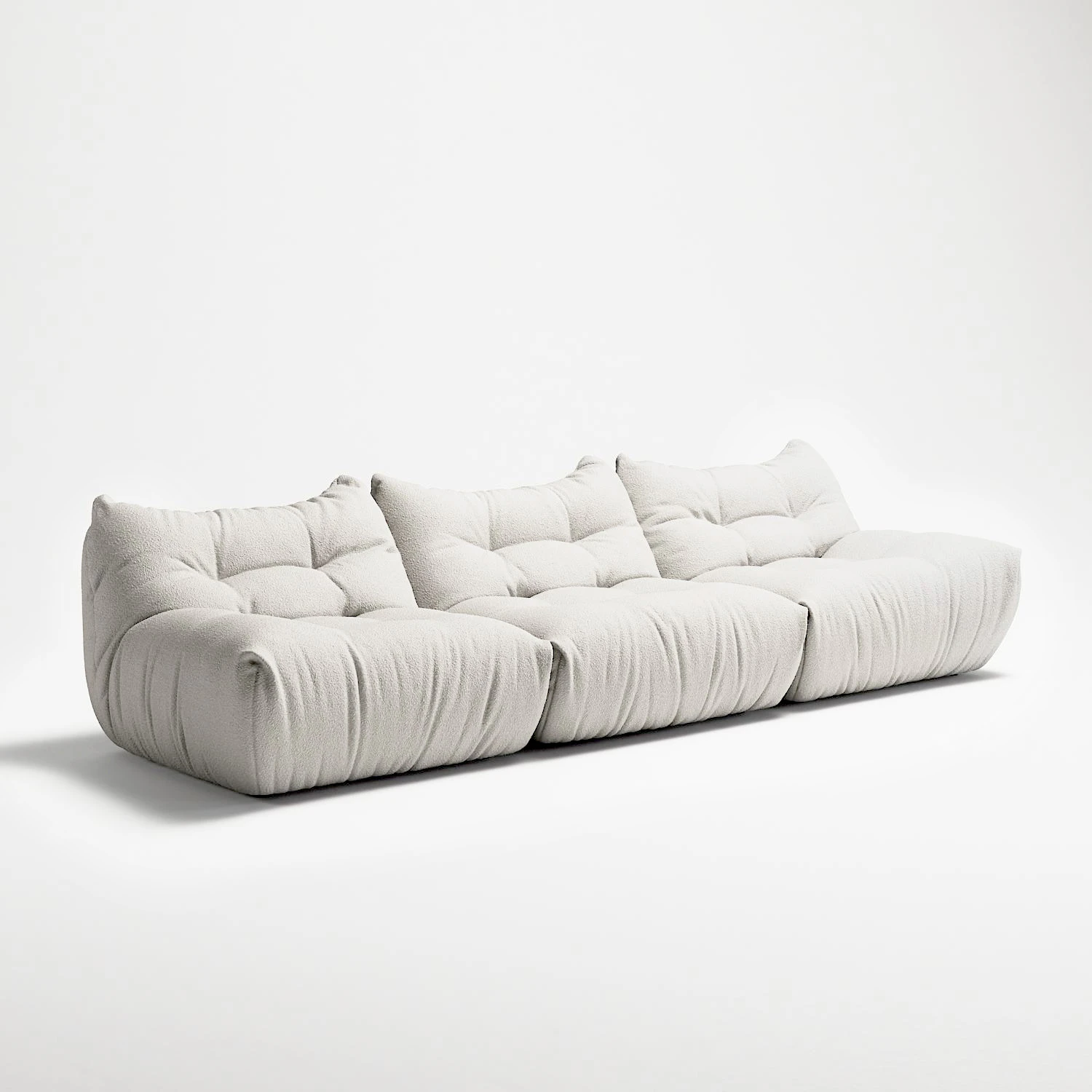 Decotique Mono 3-sitssoffa, steam white från Decotique, bild 3