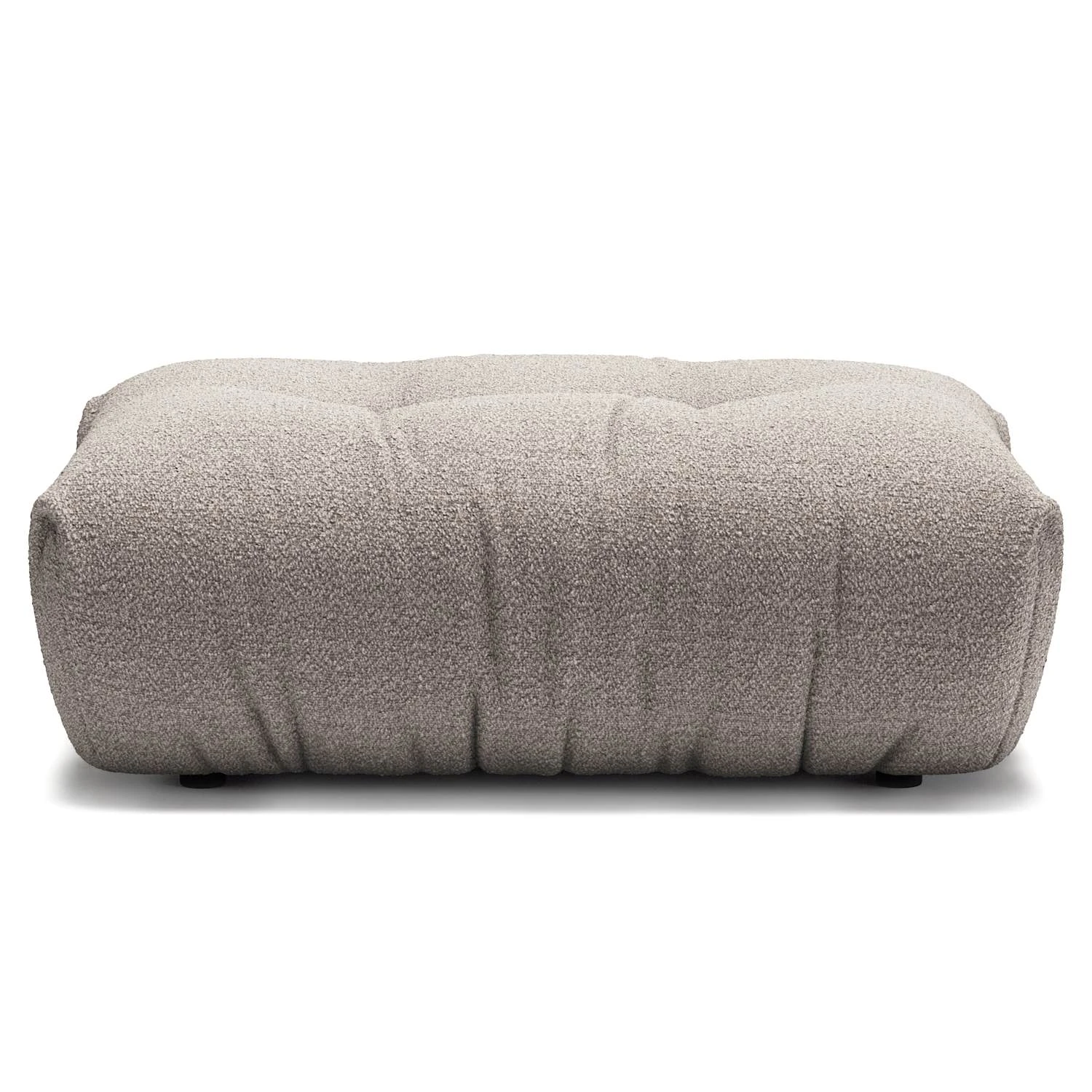 Decotique Mono Fotpall - Fotpallar Boucl&eacute; Clay Beige