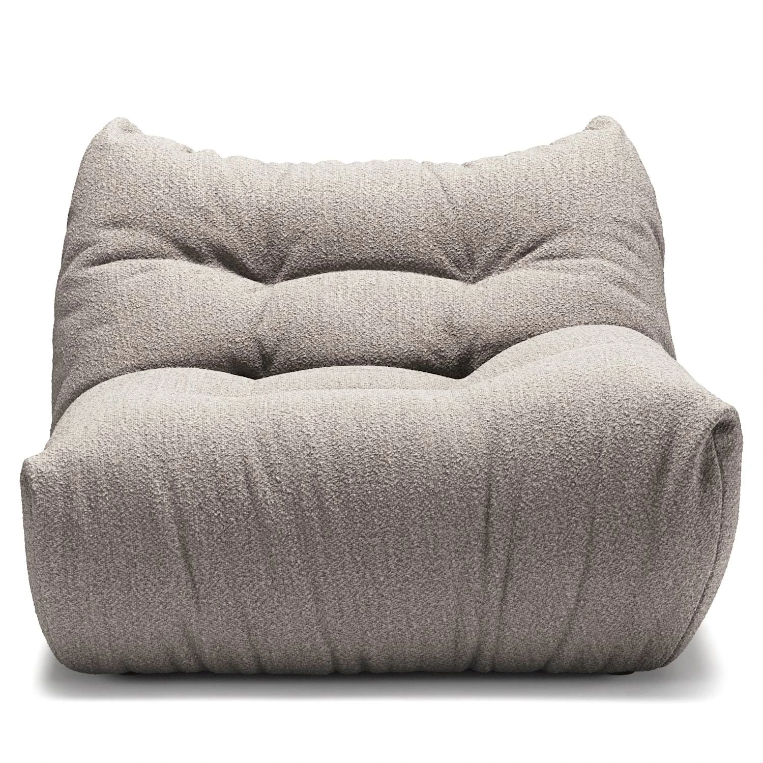 decotique mono modulsoffa höger - modulsoffor bouclé clay beige