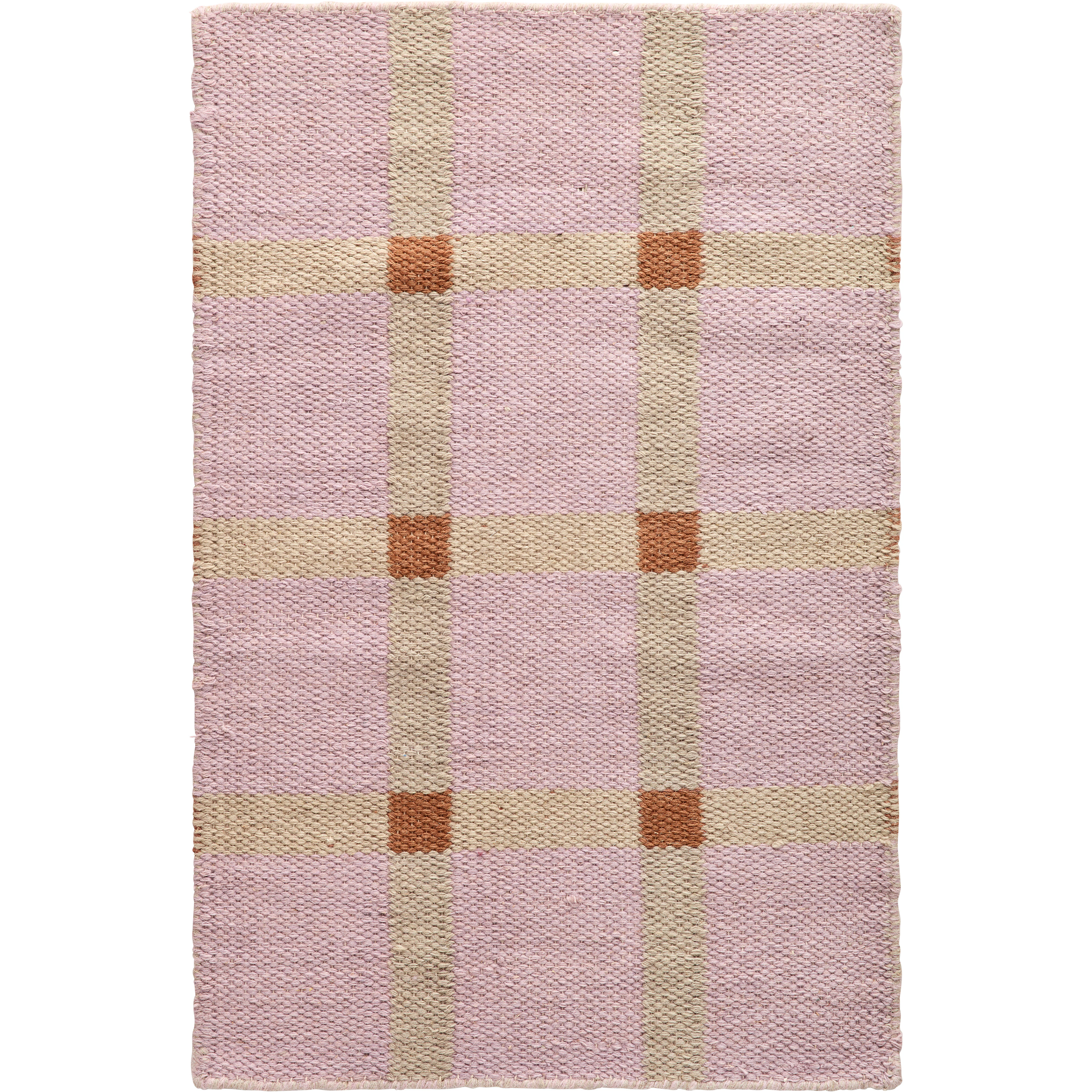 Decotique Mosaic Dörrmatta 60x90 Cm - Mönstrade mattor Ull Rosa