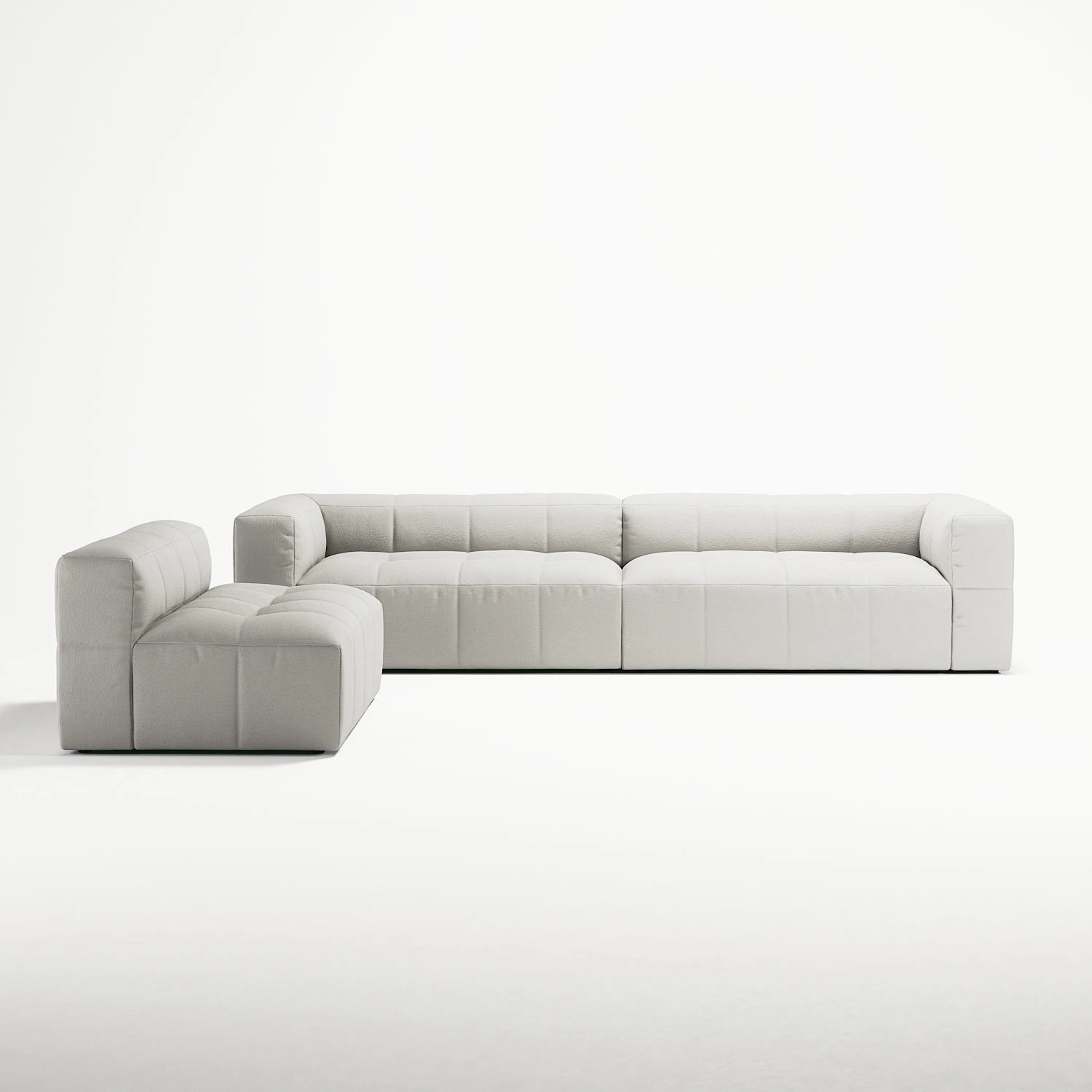 Decotique Mure 4-sitssoffa Med Öppet Avslut Höger, steam white från Decotique, bild 3