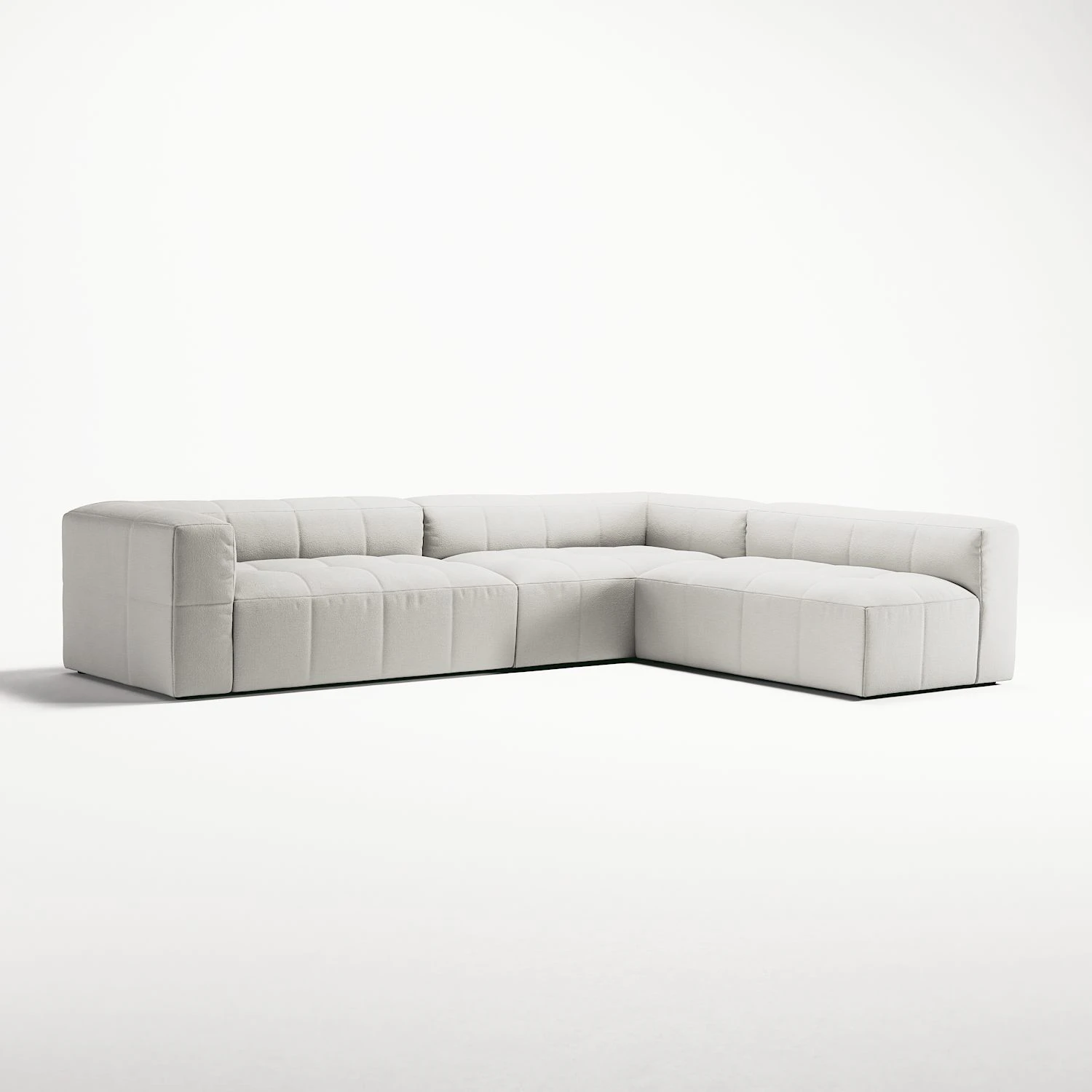 Decotique Mure 4-sitssoffa Med Öppet Avslut Höger, steam white från Decotique, bild 6