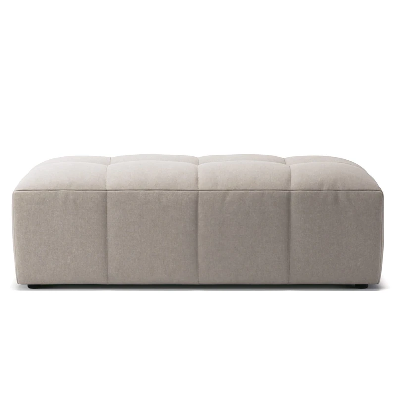 Mure Fotpall, Sandshell Beige
