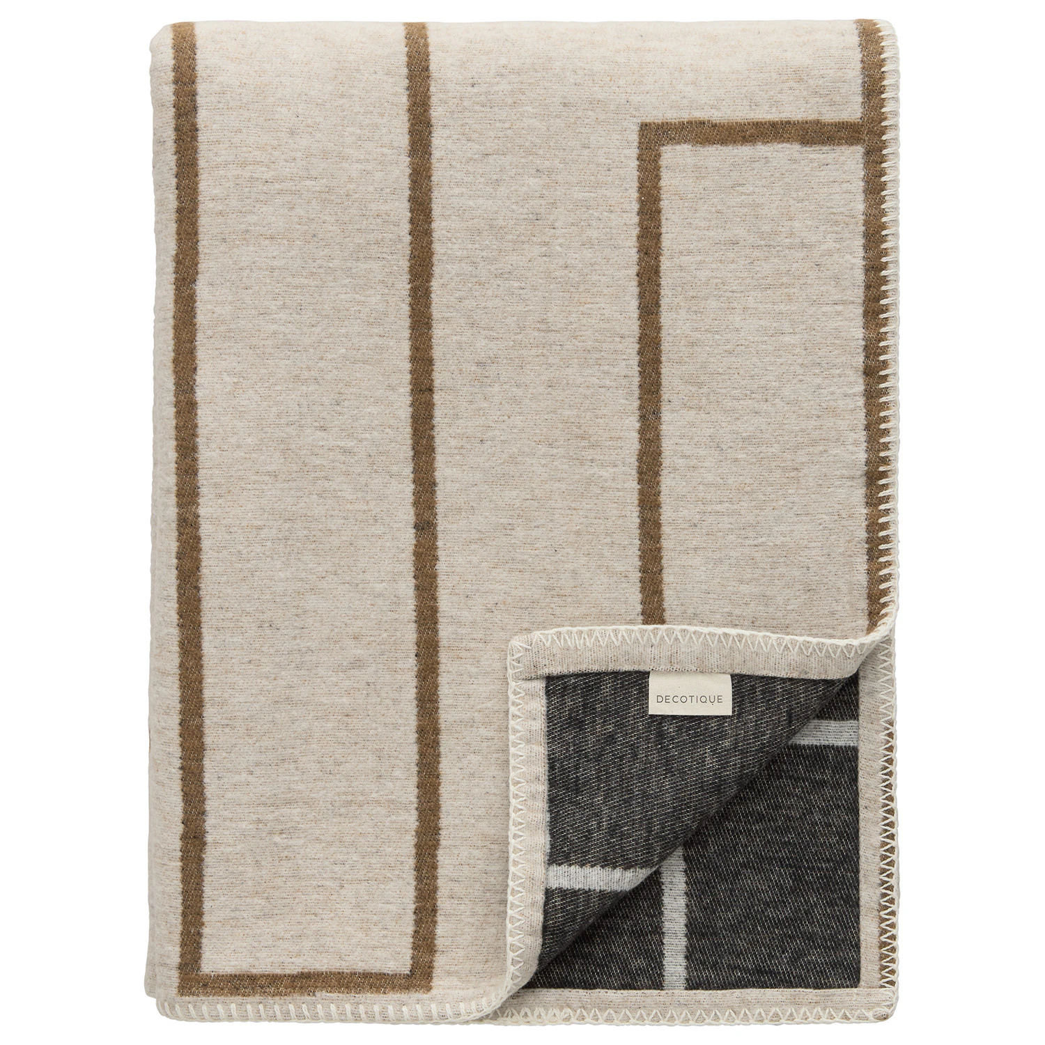 Decotique Noomi Pläd 130x170 Cm, camel från Decotique, bild 2