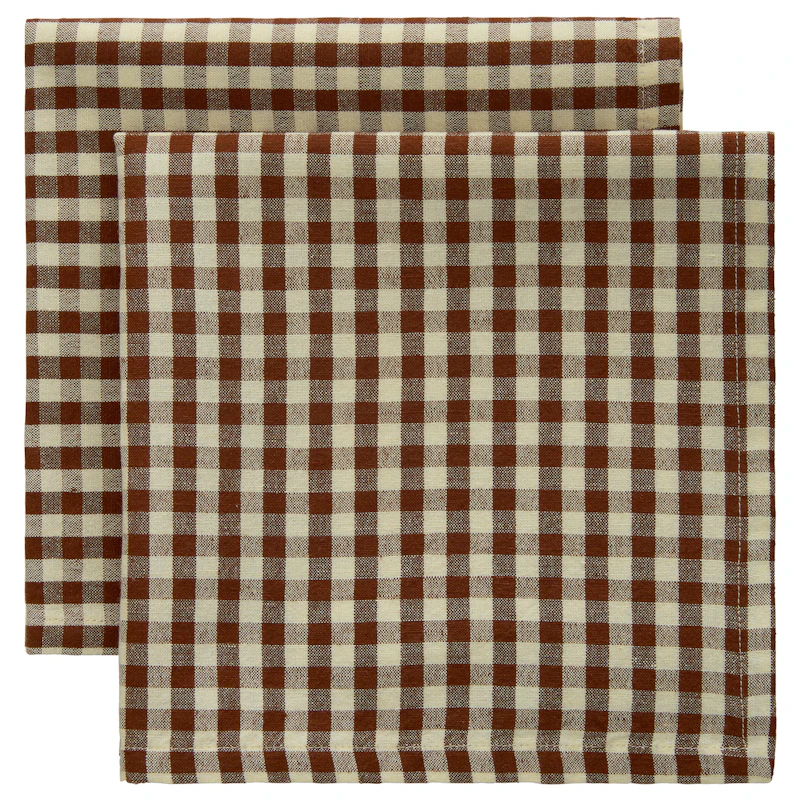 Oliva Servett 45x45 cm 2-pack, Brun