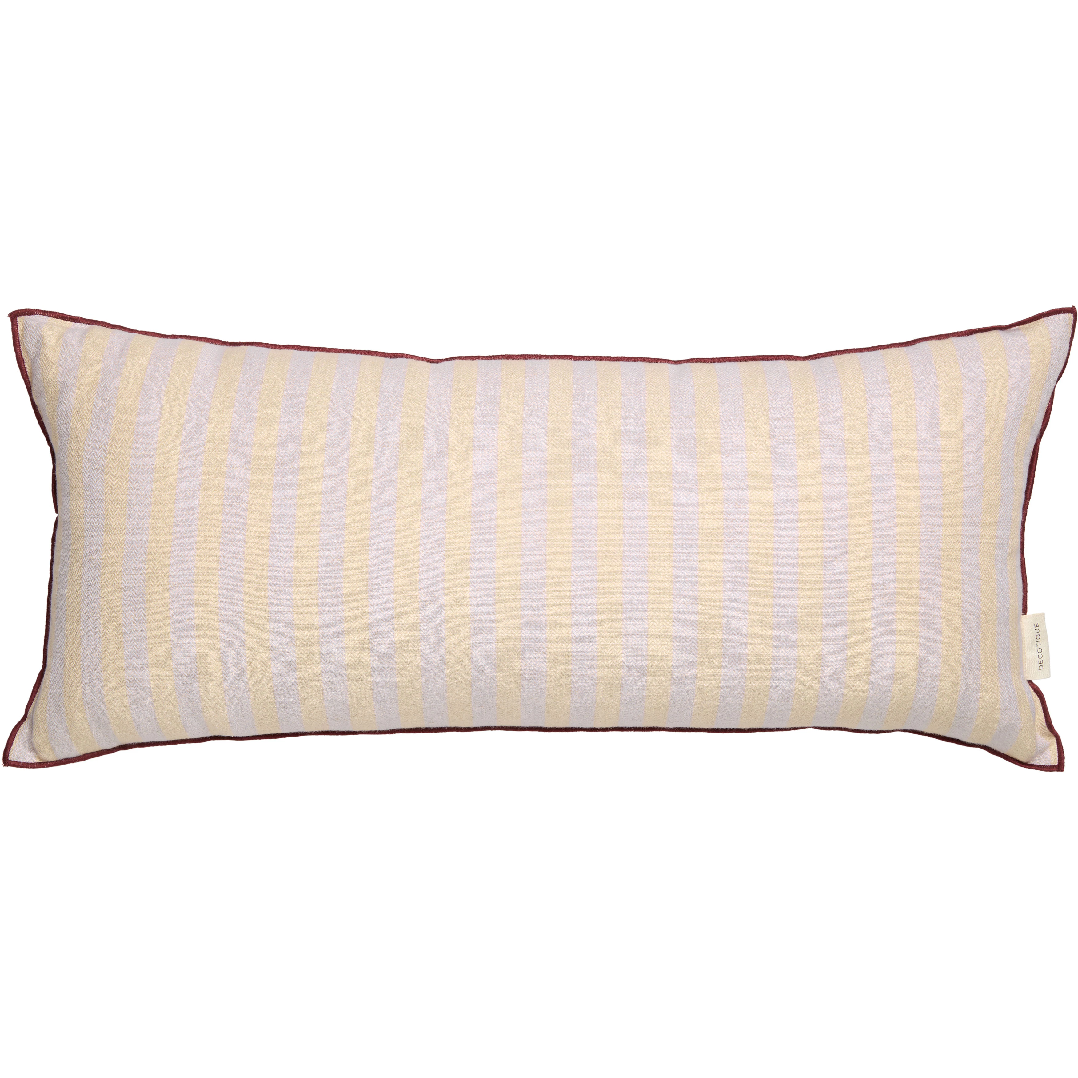 Decotique Outline Stripe Kudde 30x70 Cm - Prydnadskuddar & Fodral Bomull Lila