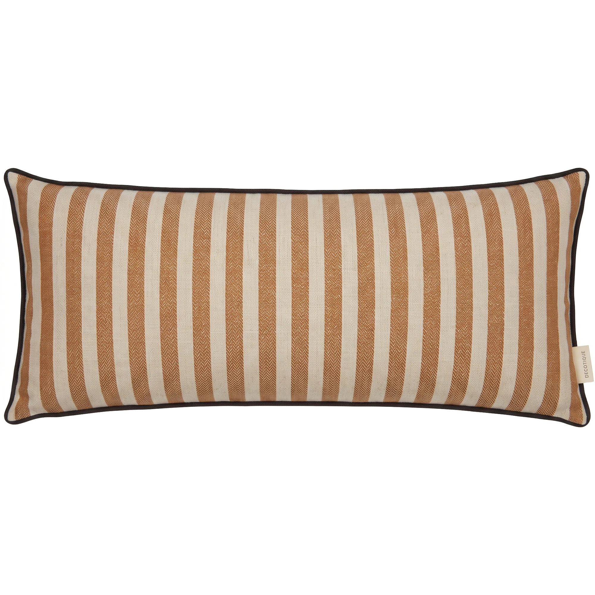 Decotique Outline Stripe Kudde 30x70 Cm - Prydnadskuddar & Fodral Bomull Senapsgul