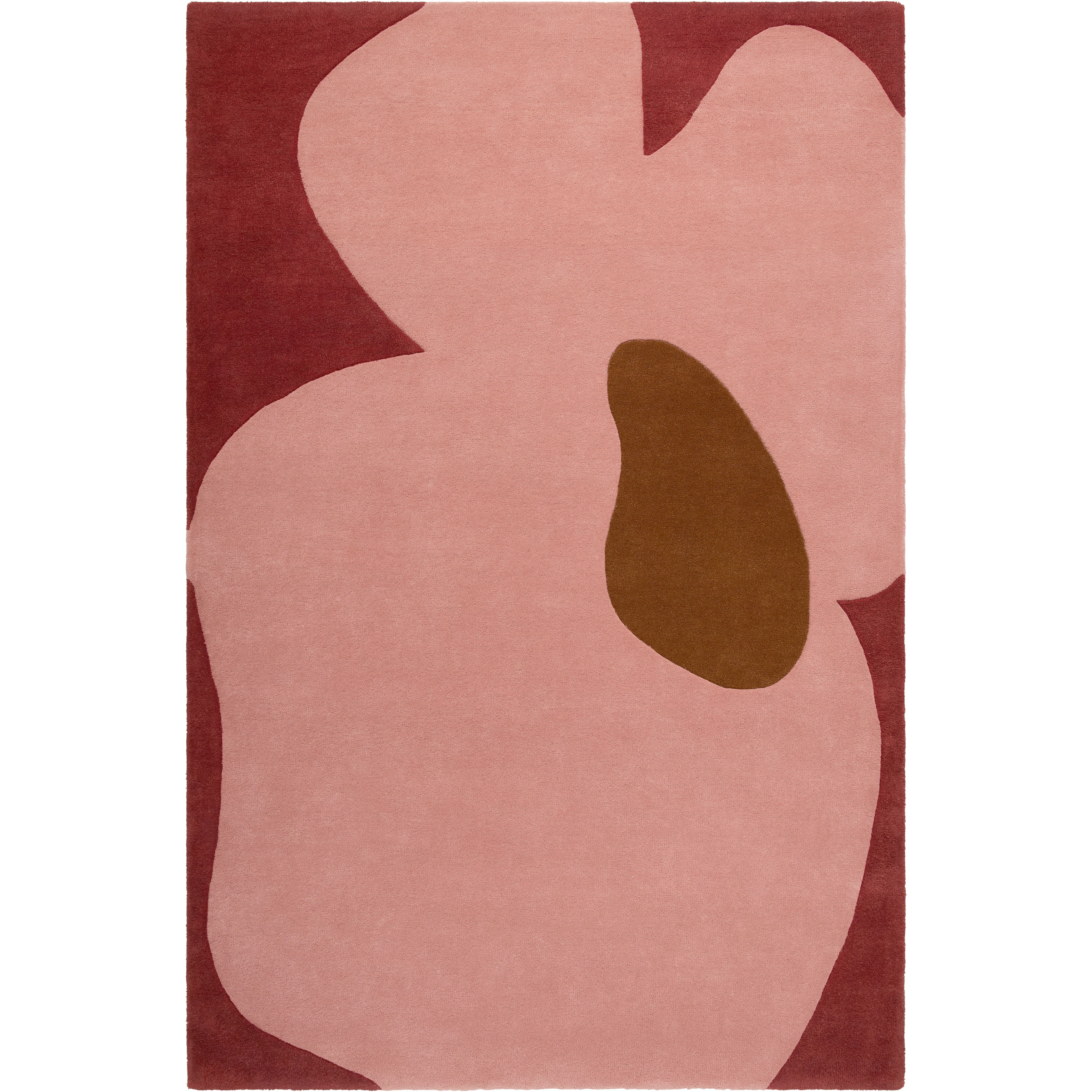 Decotique Poppy matta 300x400 Cm - Mönstrade mattor Ull Röd