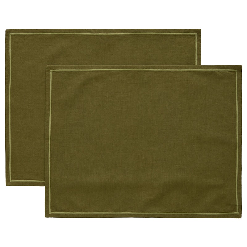 Sienna Bordstablett 35x45 cm 2-pack, Oliv