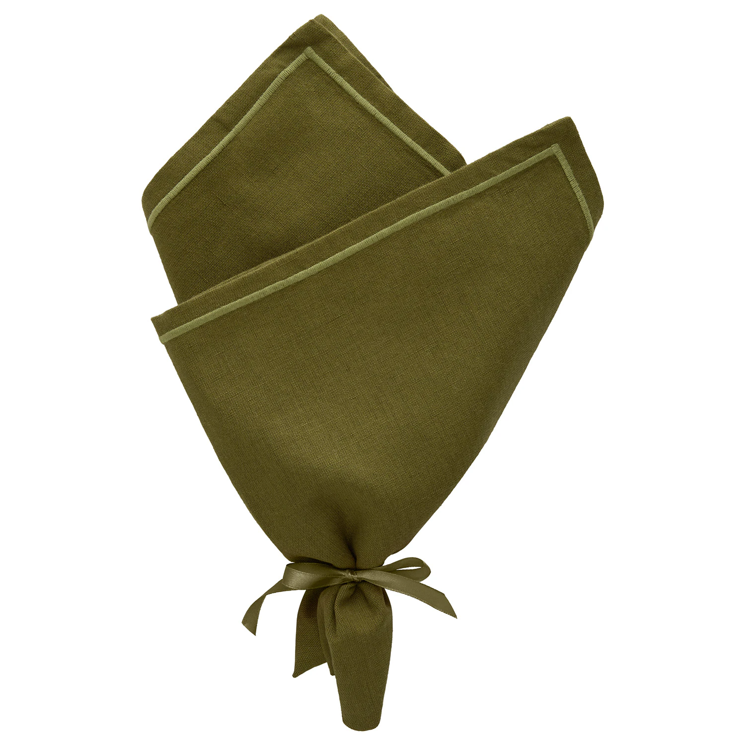 Decotique Sienna Servett 45x45 Cm 2-pack, olivgrön från Decotique, bild 2